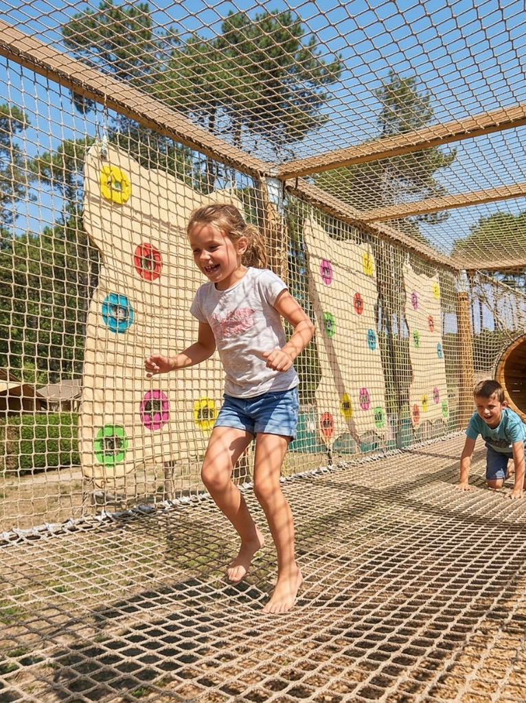 camping les ormeaux avec espace jeux enfants