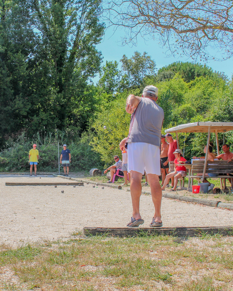 pétanque camping les ormeaux