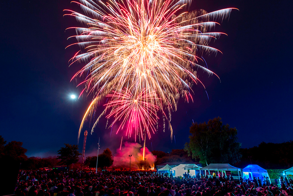 ormeaux camping saint palais sur mer feu artifice